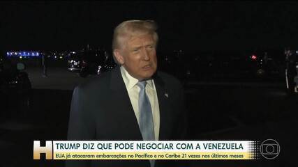Trump afirma que pode ter conversas com Maduro
