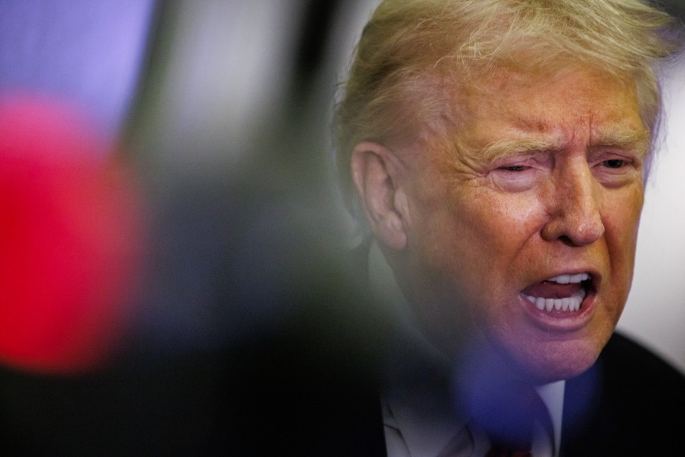 Presidente dos Estados Unidos, Donald Trump. — Foto: Samuel Corum/Getty images via APF