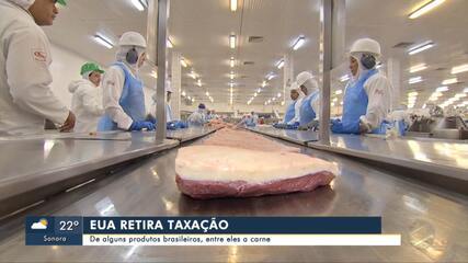 EUA retira taxação de alguns produtos brasileiros, entre eles a carne