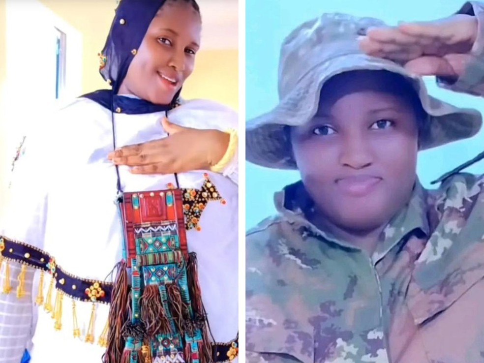 A influenciadora Miriam Cissé — Foto: Reprodução/TikTok