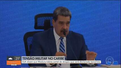 EUA dizem que Maduro lidera cartel de drogas