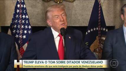 Trump diz que seria "inteligente" de Maduro deixar o poder na Venezuela
