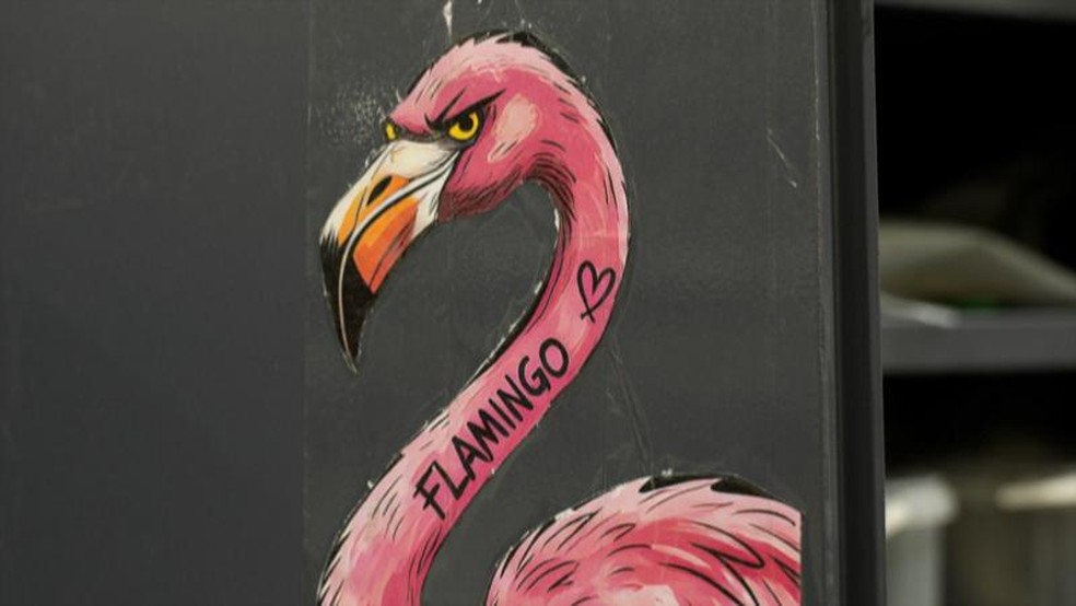 O nome Flamingo é uma referência aos primeiros protótipos dos mísseis, que eram pintados de rosa. — Foto: Moose Campbell/BBC