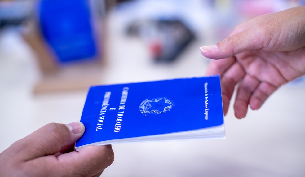 Carteira de trabalho — Foto: Divulgação / PMMC