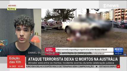 Brasileiro relata ataque em praia da Austrália: 'Muita gente sangrando e morrendo'