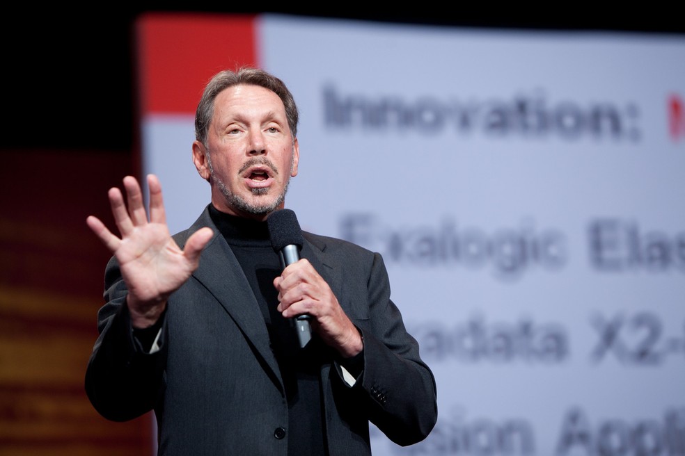 Larry Ellison, fundador da Oracle. — Foto: Oracle PR via Hartmann Studios