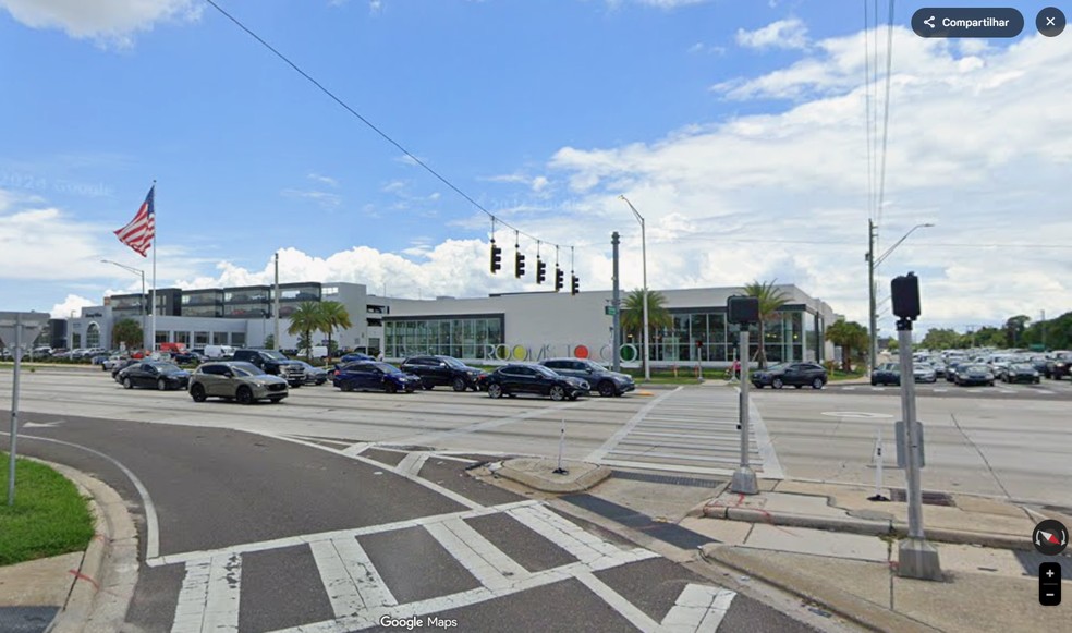 Google Maps confirma que imagens foram gravadas em Tampa, na Flórida. — Foto: Google Maps