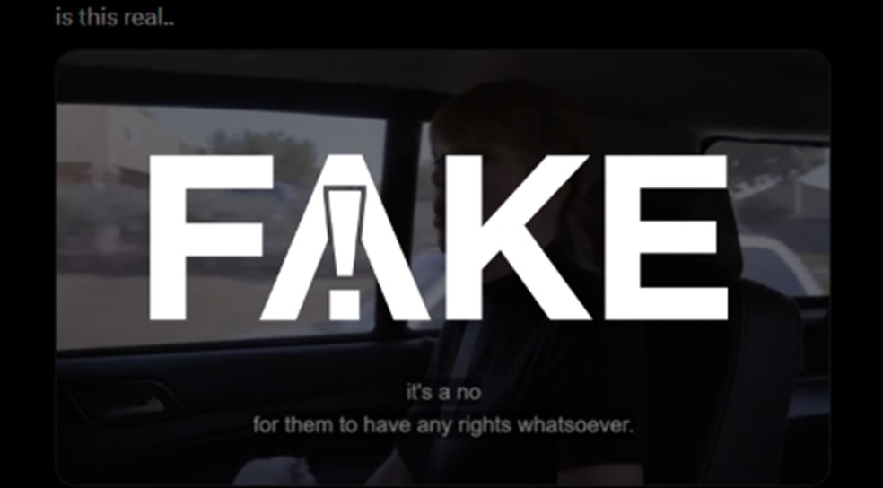 É #FAKE que vídeo mostre Taylor Swift se opondo a direitos LGBTQIA+; fala era crítica à senadora republicana — Foto: Reprodução