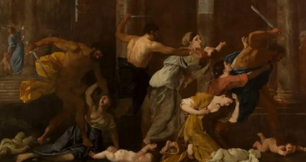 Evangelhos asseguram que Jesus nasceu antes da morte de Herodes, o Grande, que teria ordenado a matança dos inocentes, fato que historiadores contestam — Foto: Getty Images/BBC