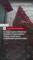 Escalado para o Natal ou Réveillon? Veja direitos, folgas e tudo que o trabalhador precisa