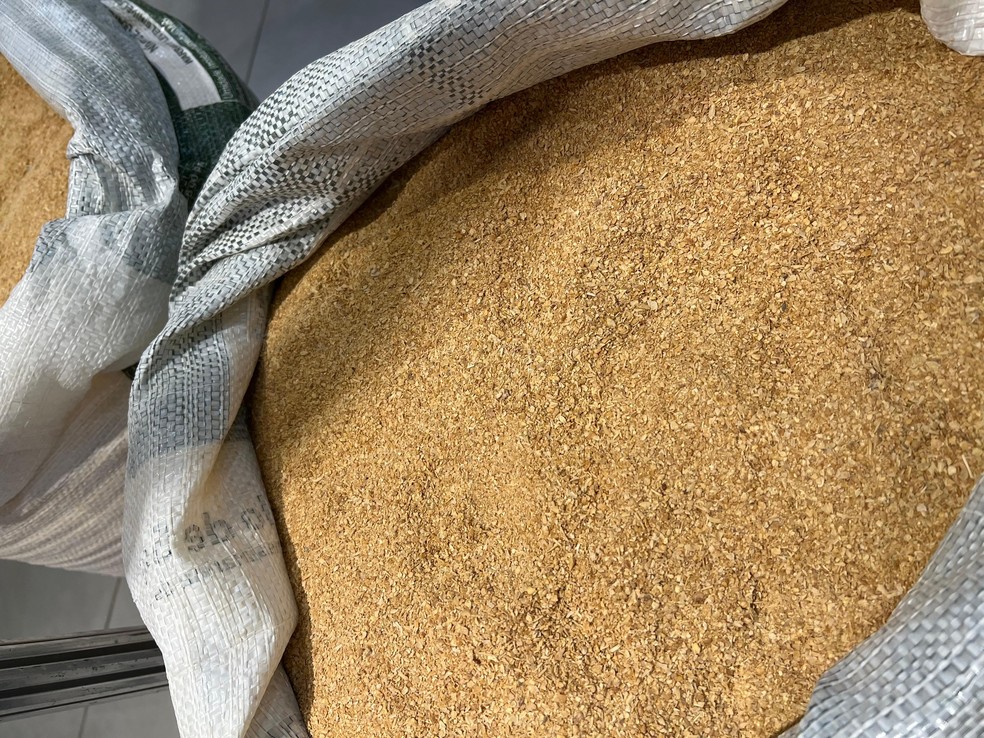 Farelo de soja — Foto: Caíque Rodrigues/g1 RR