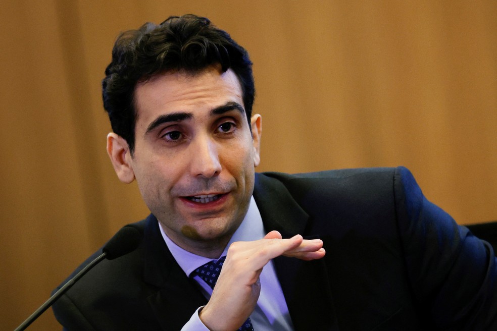 Gabriel Galípolo, presidente do Banco Central do Brasil (BC). — Foto: Adriano Machado/ Reuters