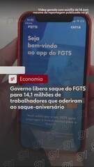 Governo libera saque do FGTS para 14,1 milhões de trabalhadores que aderiram ao saque-aniv