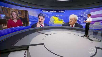 Trump voltou a repetir a ameaça de atacar alvos em terra da Venezuela