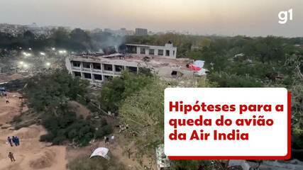 Hipóteses para a queda do avião da Air India