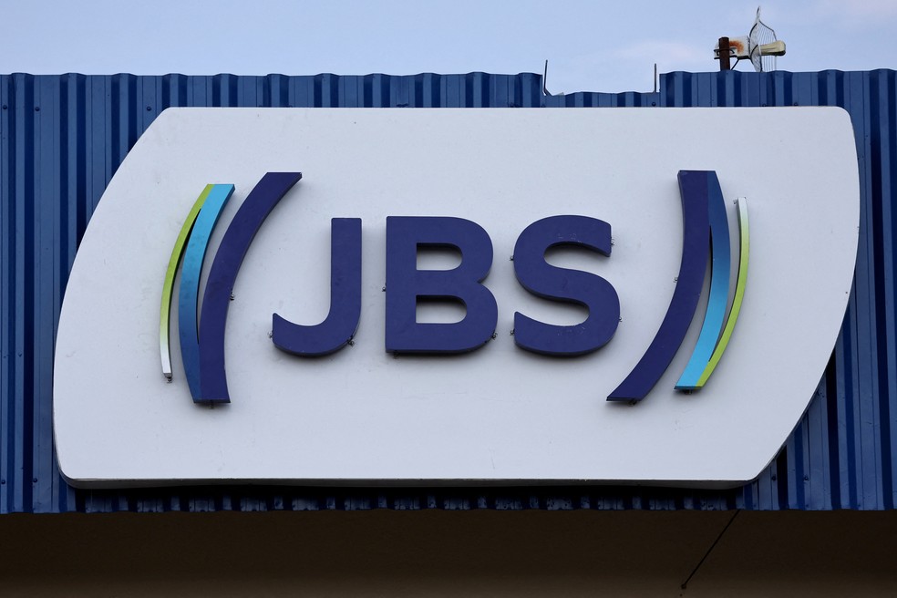 Logo da JBS — Foto: Reuters