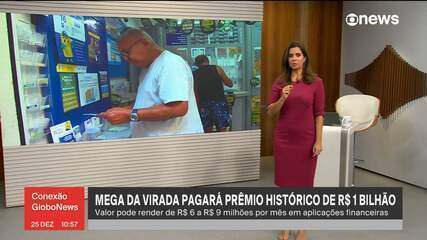 Mega da Virada pagará prêmio histórico de R$ 1 bilhão