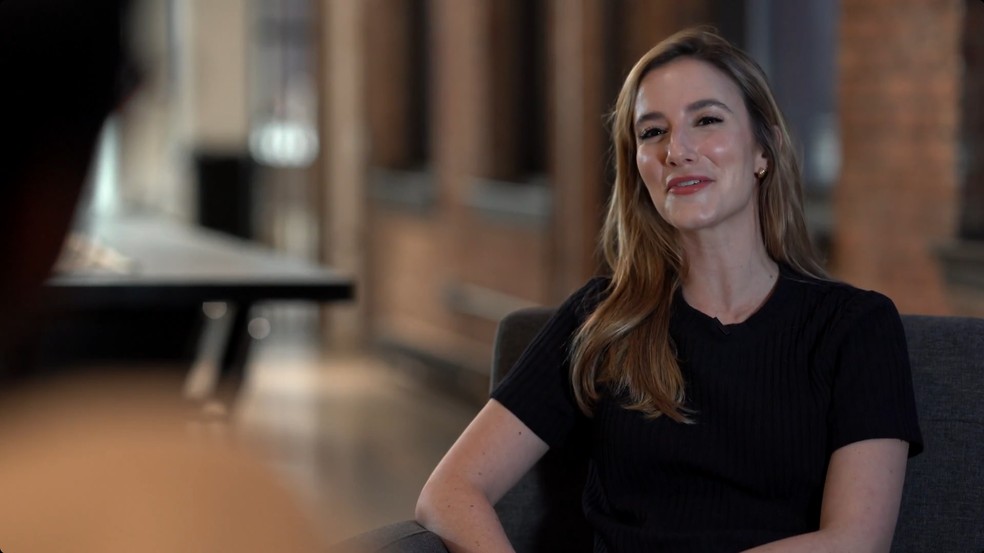 A empresária Luana Lopes Lara — Foto: Fantástico/Reprodução