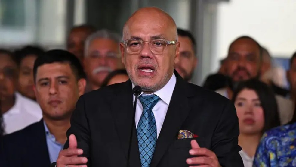 O atual presidente da Assembleia Nacional venezuelana, Jorge Rodríguez, é um dos articuladores políticos mais importantes do governo de Maduro. — Foto: Getty Images via BBC