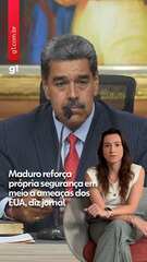 Maduro reforça própria segurança em meio a ameaças dos EUA, diz jornal