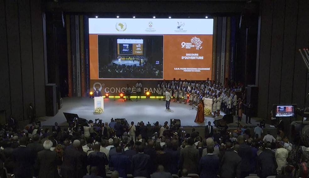 Abertura do 9º Congreso Pan-Africano, em Lomé, no Togo, em 9 de dezembro de 2025. — Foto: Divulgação
