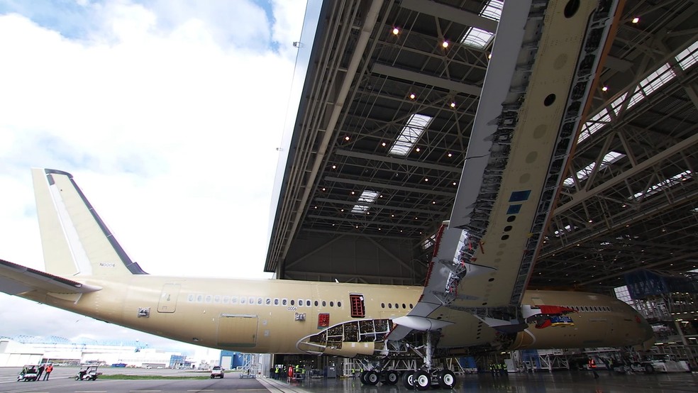 Avião A350-1000ULR na fábrica da Airbus em Toulouse, na França — Foto: Divulgação/Qantas