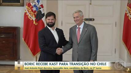 Boric recebe Kast para transição no Chile