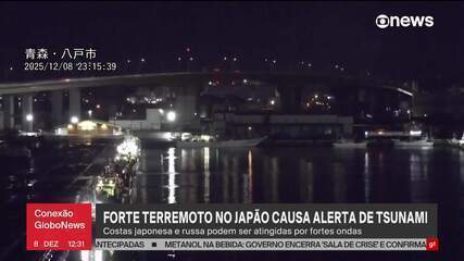 Forte terremoto causa alerta de tsunami no Japão