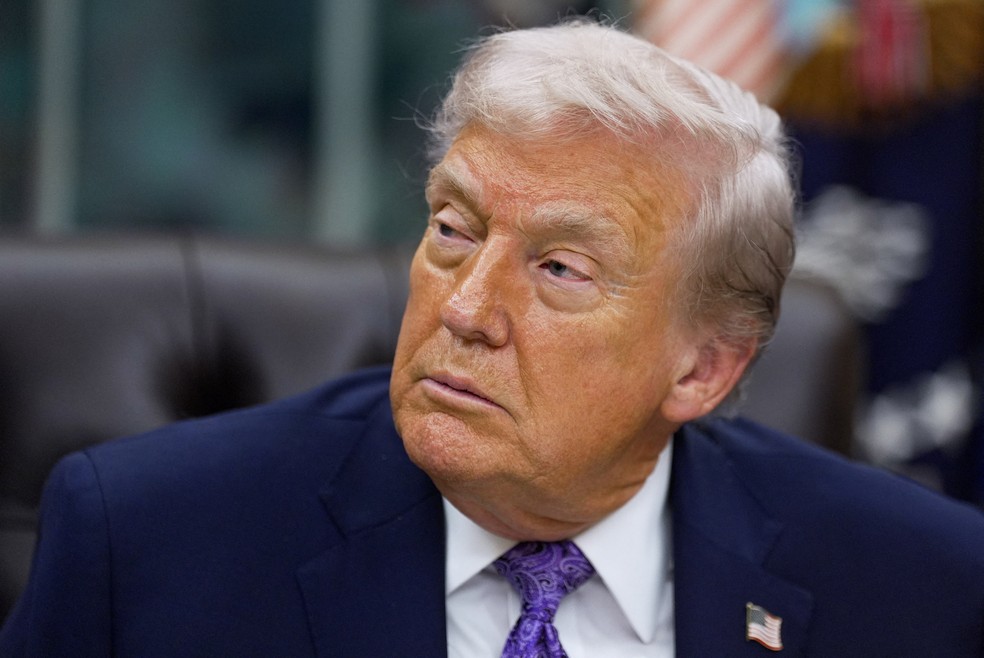 O presidente Donald Trump — Foto: Al Drago/Reuters