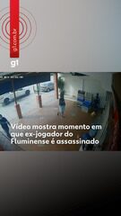 Vídeo mostra momento em que ex-jogador do Fluminense é assassinado