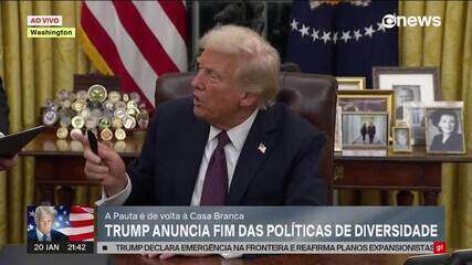 Trump assina decreto que perdoa invasores do Capitólio