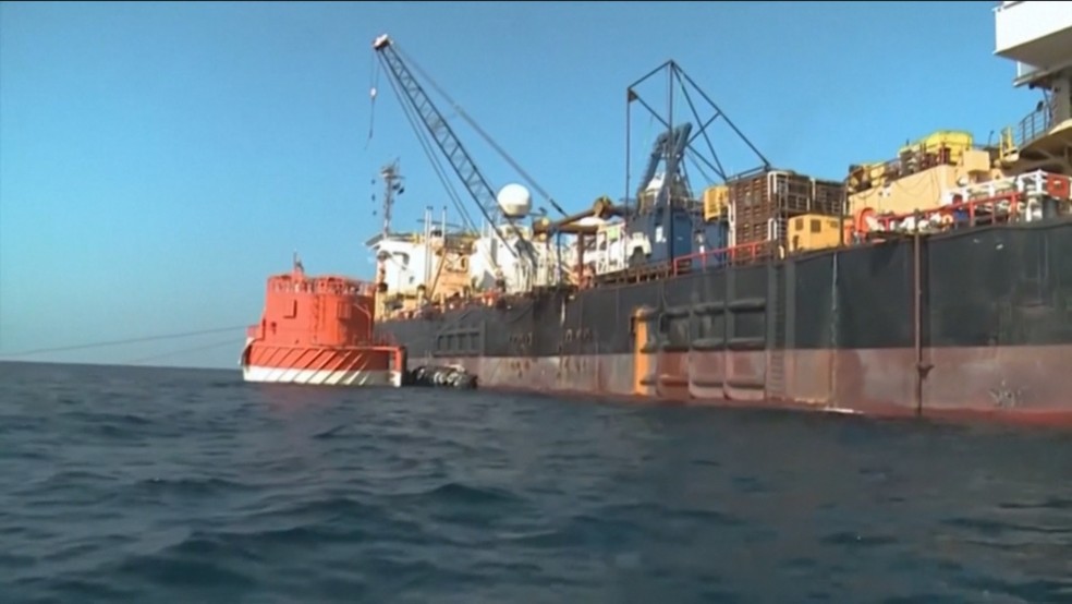 Maduro afirma que vai continuar exportando petróleo, mesmo com ameaças de Donald Trump — Foto: Jornal Nacional/ Reprodução