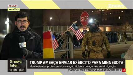 Trump ameaça enviar exército para Minnesota em meio a protestos contra polícia migratória