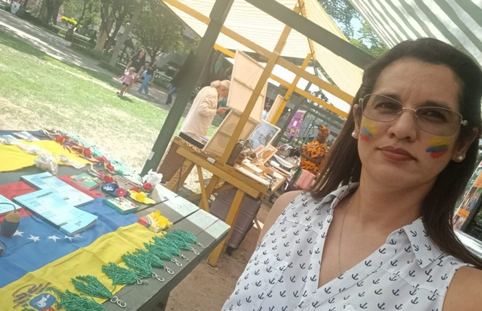 Francis Salazar, 46, advogada venezuelana que vive em São Paulo há oito anos e hoje trabalha como assistente de contabilidade. — Foto: Arquivo pessoal