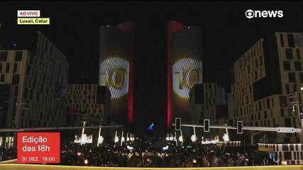 Catar celebra a chegada de 2026