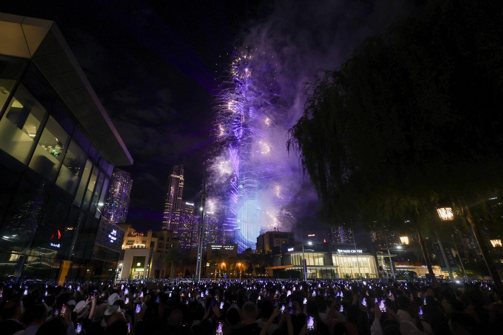 Ano Novo em Dubai — Foto: REUTERS/Amr Alfiky