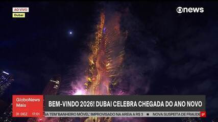 Bem-vindo 2026! Dubai celebra chegada do ano novo
