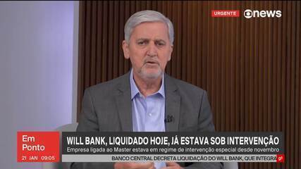 Will Bank liquidado nesta quarta (21) já estava sob intervenção