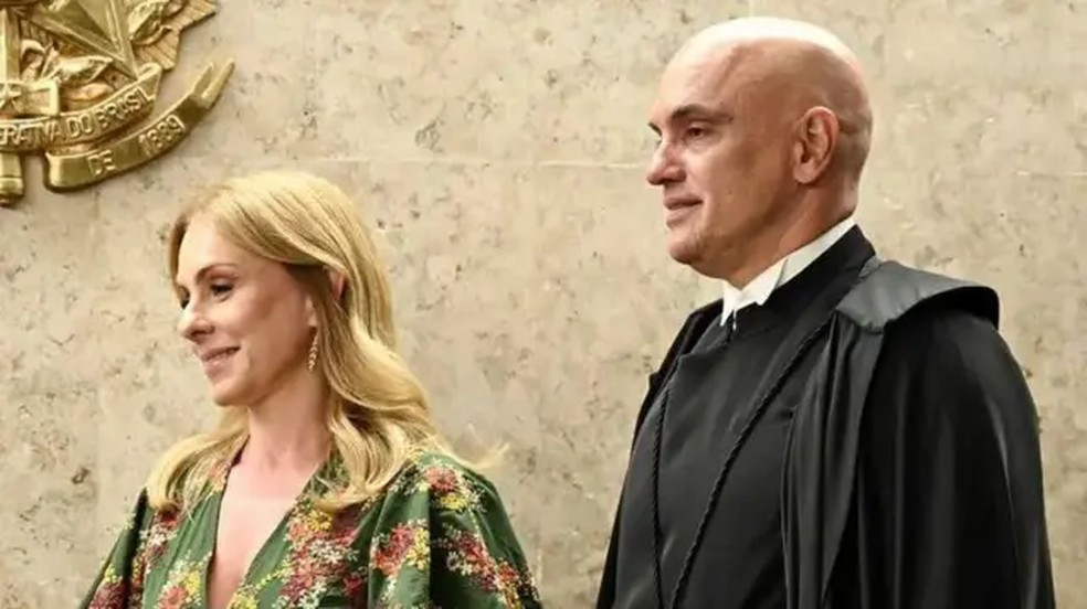 Escritório da esposa de Moraes tinha contrato com Banco Master — Foto: AFP via BBC