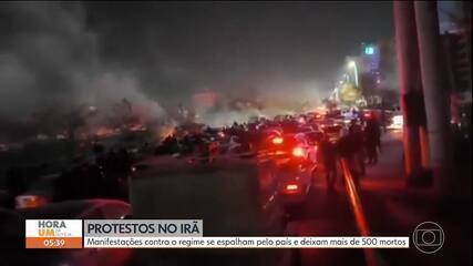 Onda de protestos no Irã entra na terceira semana