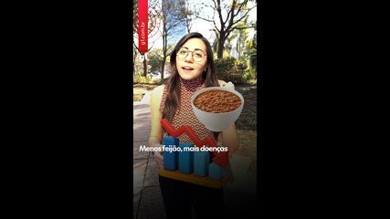 Menos feijão, mais doenças