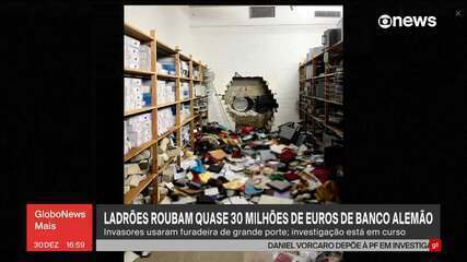 Ladrões roubam quase 30 milhões de euros de banco alemão