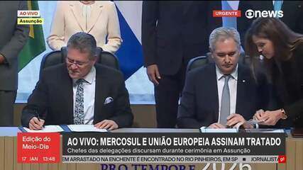 Líderes assinam acordo histórico entre União Europeia e Mercosul