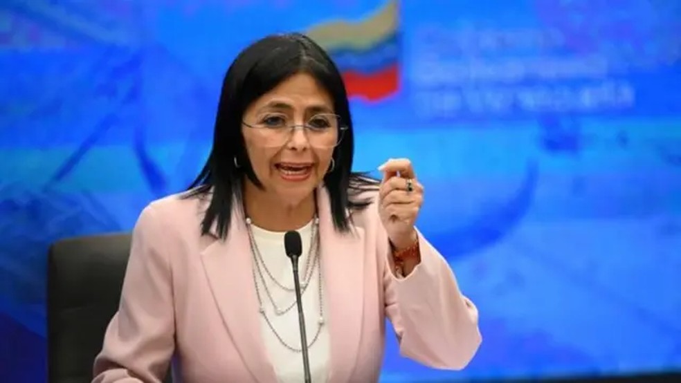 Delcy Rodríguez foi nomeada presidente interina; para entrevistado, houve 'traição' por parte da cúpula chavista a Maduro. — Foto: Getty Images via BBC
