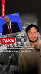 É #FAKE que EUA foram 'donos' da Groenlândia durante a 2ª Guerra e 'devolveram' a ilha