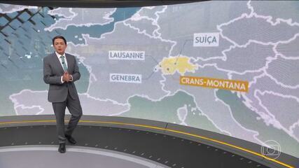 Incêndio em bar na Suíça deixa dezenas de mortos e feridos