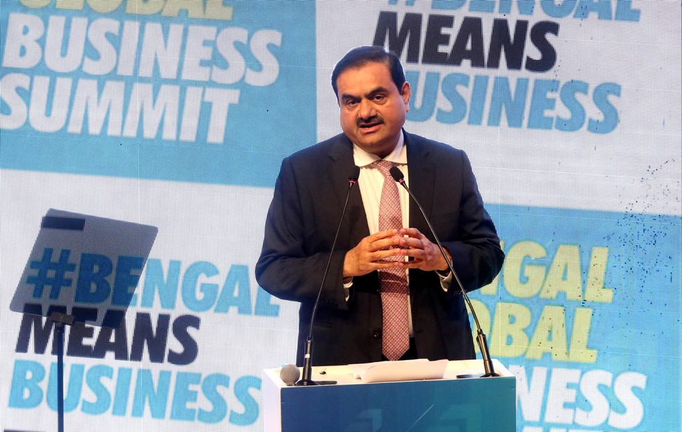 Bilionário indiano Gautam Adani durante evento em 2022. — Foto: Rupak De Chowdhuri/Reuters