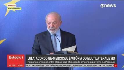 Lula diz que acordo Mercosul-UE é bom para multilateralismo e para o mundo democrático