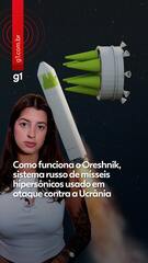 Como funciona o Oreshnik, sistema russo de mísseis hipersônicos