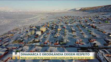 Dinamarca e Groenlândia exigem respeito a fronteiras, após Trump anunciar enviado especial
